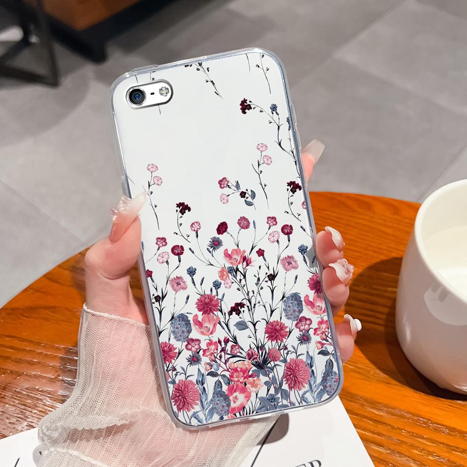 Для iPhone 4 5 5S 6 Plus Чехол для телефона Чернильная живопись Мягкая прозрачная силиконовая задняя крышка Для Apple iphone4 iphone5 5 S iphone6 6+ Funda