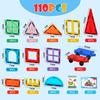 HannaBlock 110 Pcs Magnetic Block Magnet Toy Children Educational Toy Magnet Block Magnet Toy Birthday Present Christmas Gift Gift