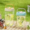 2.5/3.5L Cold Water Kettle With Faucet Portable Plastic Drink Dispenser Refrigerator Fruit Tea Bucket Liquid Beverage Container