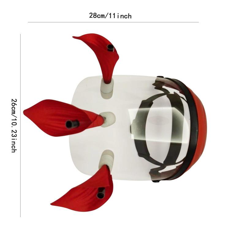 Носимая кормушка для колибри, кормушка для колибри с 3 портами для кормления, кормушка для оконных птиц