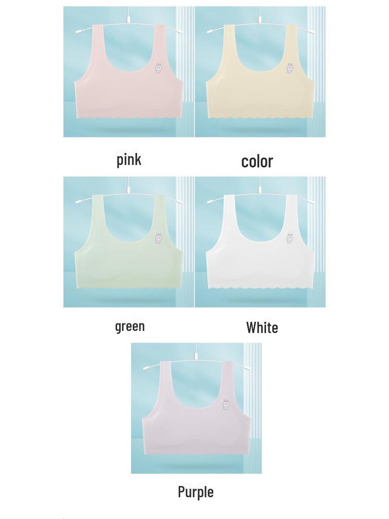Girls Sports Bra - Shockproof Vest for Junior Students
