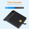 11-3PCS USB Smart Card Reader Stable Operation Reliable Simplicity for DNIE ATM CAC IC ID SIM Card Cloner Connector Windows