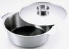 Yoshikawa SJ1678 Luxury Stainless Steel Shabu Pot,