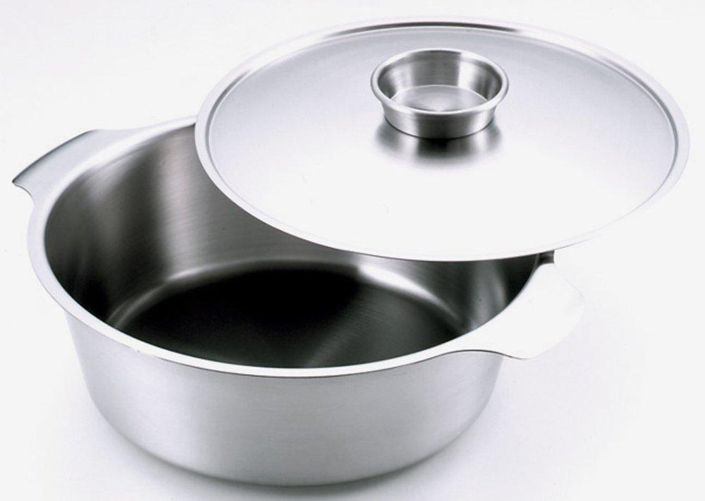 Yoshikawa SJ1678 Luxury Stainless Steel Shabu Pot,