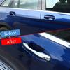 ABS левый водитель для Mercedes Benz E Class W213 2016- GLC X253 C Class W205 2015- Аксессуары для отделки дверных ручек автомобиля