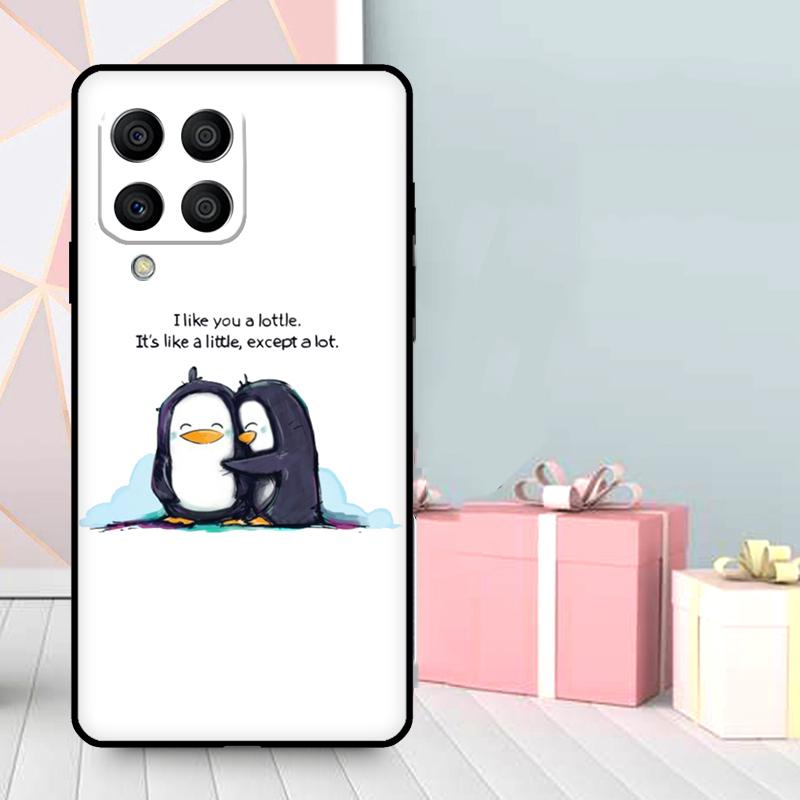 Милый Чехол С Рисунком Пингвина Для Samsung Galaxy M35 M56 M12 M06 M32 M52 M55 M15 M11 M13 M14 M16 M36 M31 M53 M34 M54