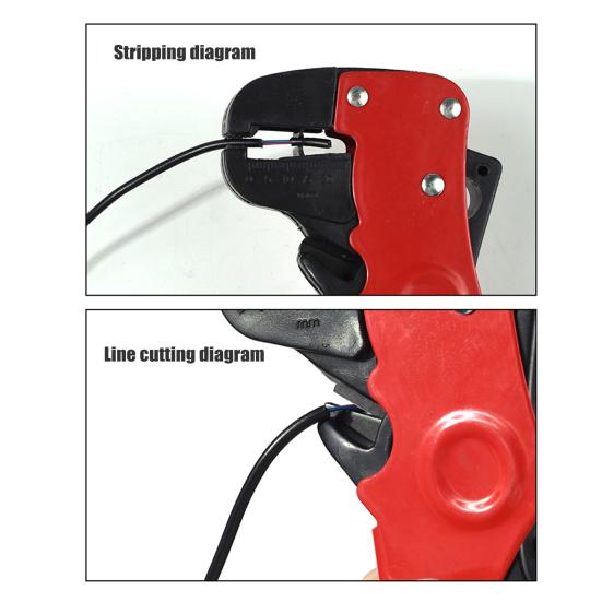 Автоматический инструмент для зачистки проводов с нескользящей ручкой, эргономичным дизайном, встроенной пружиной