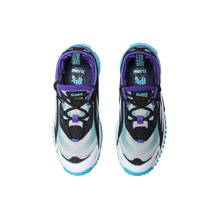 Li Ning Aurora Skywalk Bad Five Xlarge Амортизация Нескользящая Низкие Спортивные Повседневные Кроссовки Мужские Синий Черный AGLP115-2