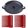 Brush Cutter Head Grass Trimmer Plastic Blade for Parkside PRTA 20Li A1311046 Lawn Mower Trimmer Blade Lawn Mower Parts