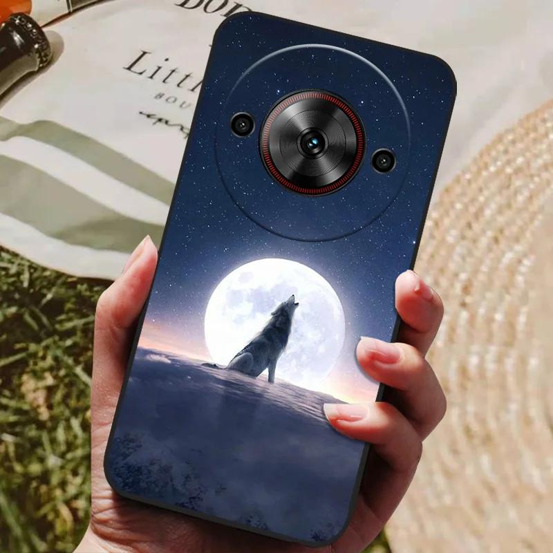 Для ZTE Blade A75 5G Чехол Крутой Расписной Силиконовый ТПУ Мягкий Чехол для ZTE Blade A75 5G Чехлы Черный Защитный Чехол для Телефона A 75 5G
