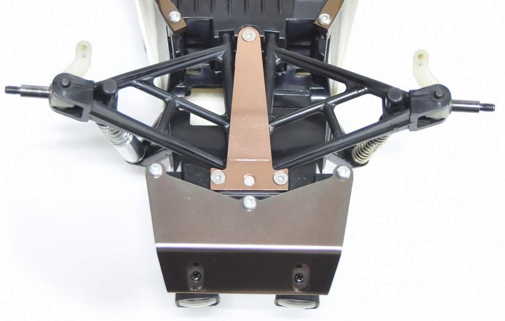 KF RC OP Parts Aluminum Front Bumper with Fog Lamps for Mighty Frog Grasshopper/Hornet Off-Road/Mighty Frog