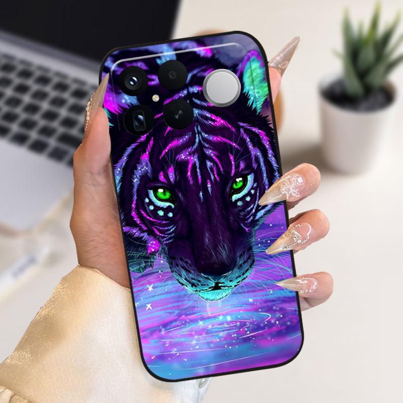 Для POCO F8 Ultra Чехол Модный Ударопрочный Чехол для Телефона Силиконовый Мягкий TPU Бампер Для Xiaomi POCO F8Ultra Чехол Fundas Мультяшный Capa
