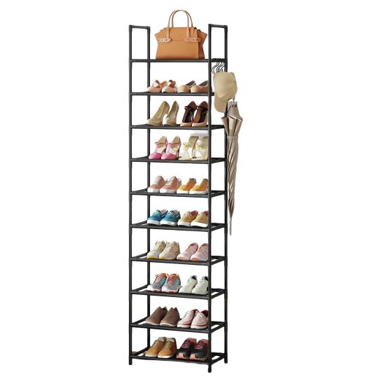 Shoe Rack Organizer High Stability Large Capacity Strong Load-bearing Easy To Install Multi-layer Shoe High Heel Storage Shelf