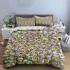 Stained-glass fan shapes. Bedding sets Duvet cover sets Duvet covers Pillowcases(1 * Duvet Cover 2 * Pillowcases without duvet insert)