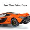 AAYF1 1:24 P1 Senna Модель Машинки Игрушка Сплав Литье Под Давлением Двери Открываются Суперкар Рулевое Управление Колесами Модели с Амортизацией для Детских Игрушек