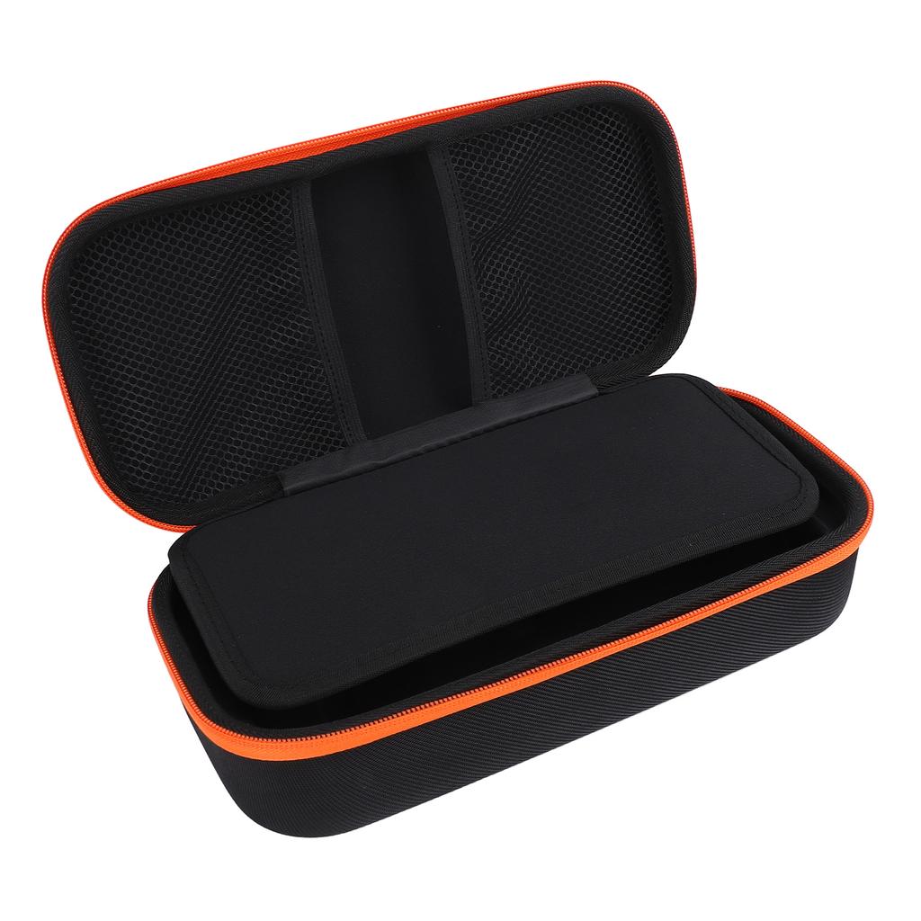 Wireless Microphone Case EVA Shell Zip Closure Portable Mic Storage Box with Handle
