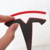 Автомобильная наклейка Tesla Логотип на переднюю часть автомобиля Tesla Логотип на задний багажник Наклейка для Model 3 Mode Y металлический логотип замена передних и задних логотипов
