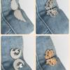 Invisible Butterfly Button Adjuster Rabbit Pants Tightener Fashion Waist Buckle  Party