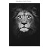 Black White Animal Canvas Painting Lion Posters and Print Home Decor Mural Wall Art Pictures for Living Room Bedroom Decoration