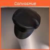 Artistic Pu Leather Beret Hat With Windproof And Warmth Features For Girls