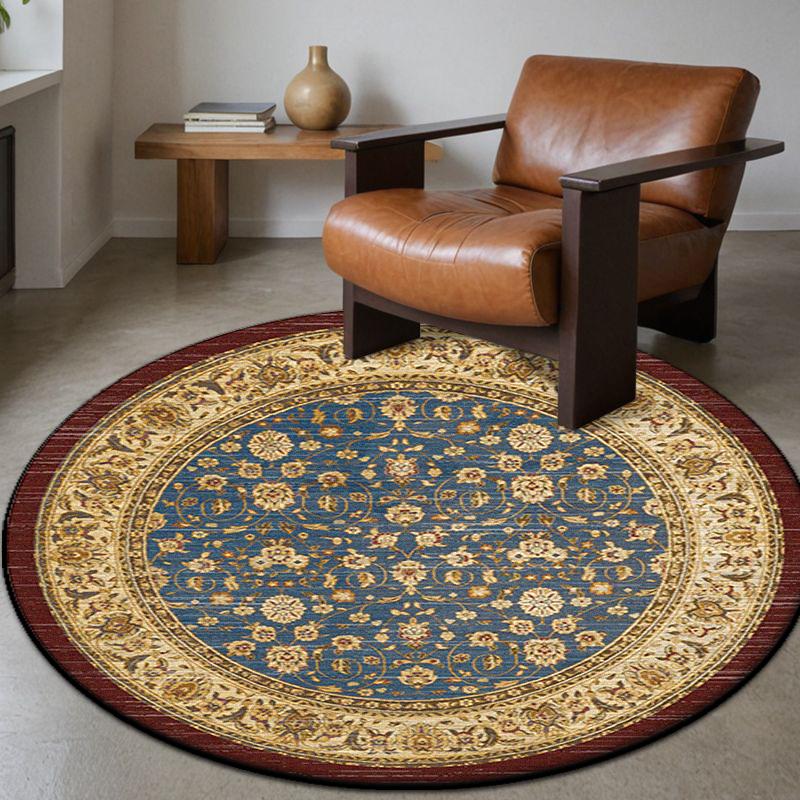 Винтажный круглый ковер Bohemia, коврик для стула, пушистый ковер, декор для гостиной, дома, большие ковры для больших площадей, противоскользящие коврики для ванной, прихожей, для ног