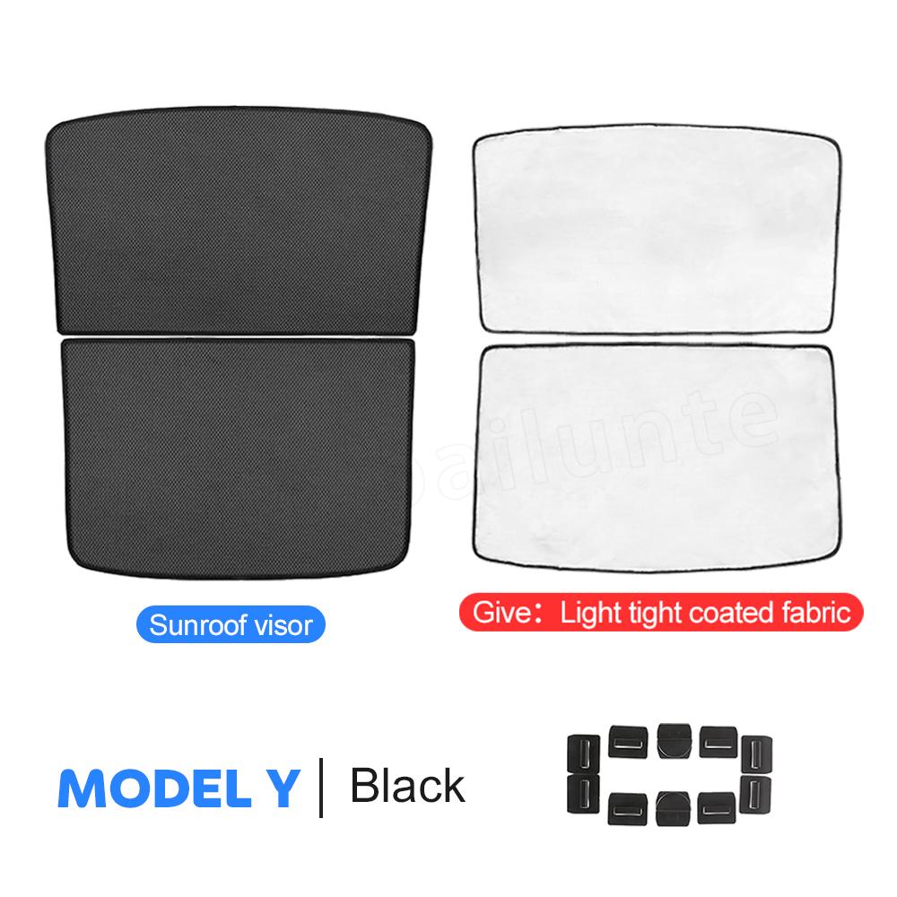 Для Tesla Model Y 2023 2022 Крыша Солнцезащитный козырек для люка Y Аксессуары Стеклянная крыша Солнцезащитный козырек Защита от солнца