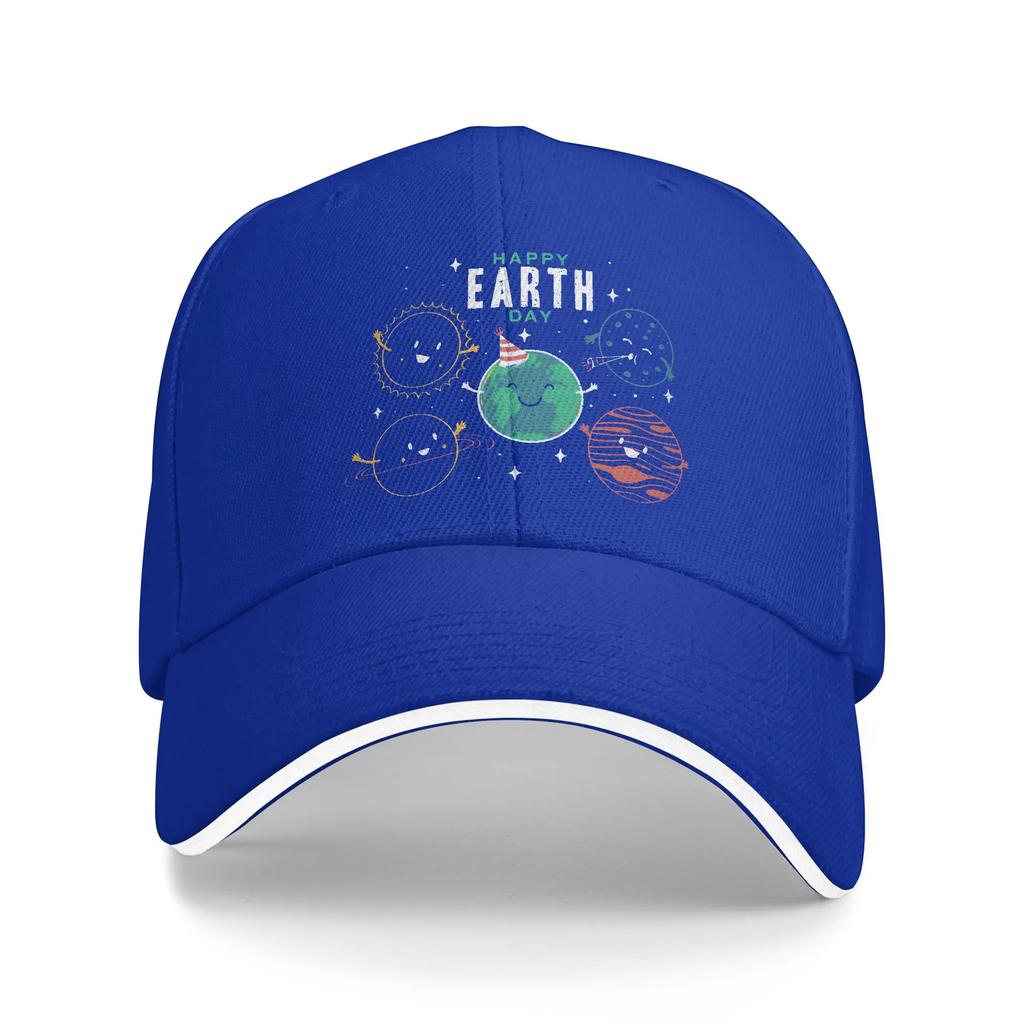 Earth Day EnvironUnisextal Baseball Cap Popular Sandwich Hat Unisex Women Adjustable Dad Hat Outdoor