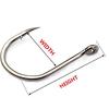 100PCS/SET Sharp Carbon Steel Barb Fishook Fishing Hooks Fish Bait Durable Head