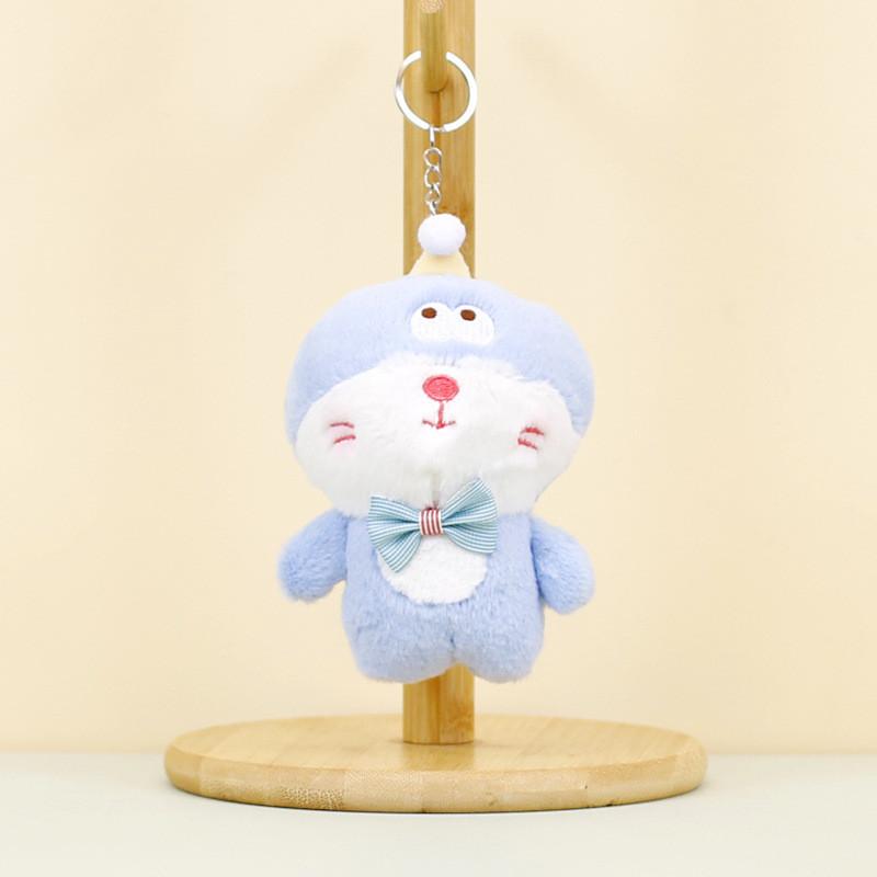 Cute Plush Doraemon Keychain Adorable Cat Plushie Wedding Tossing Toy For Dolls Machine