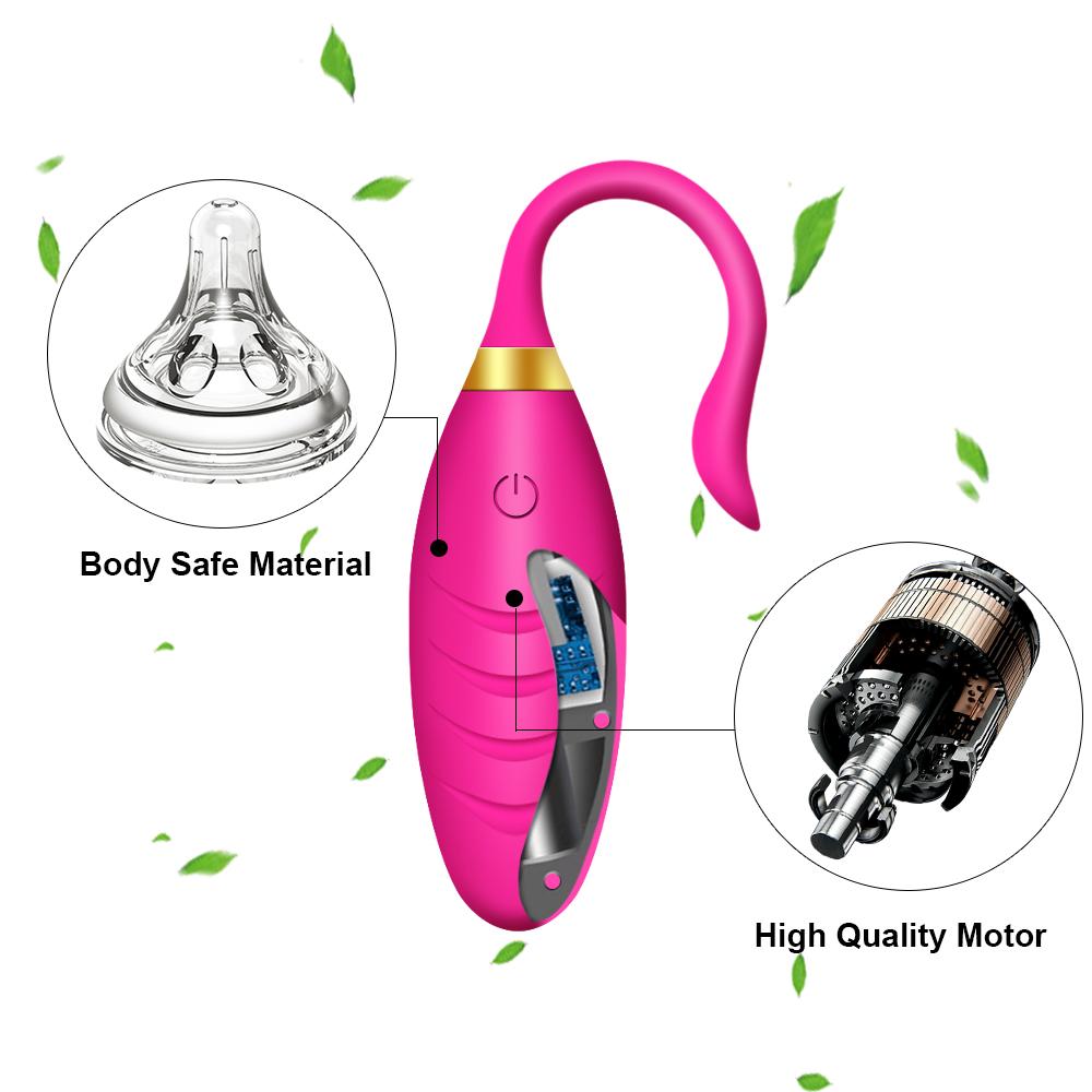 POMFW Вибратор G Spot Яйцо Мастурбатор Анальная пробка Вибрирующее яйцо Стимулятор клитора Вагина Анальная пробка Дистанционное управление Анальные клиторальные вибраторы для женщин