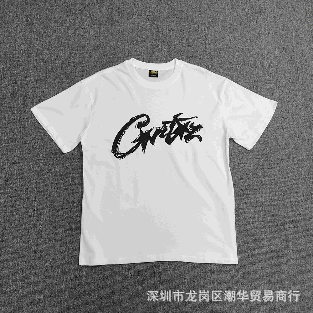 Cross-border Corteiz tide brand Alcatraz summer retro printing men's and women's trend loose casual short-sleeved T-shirt