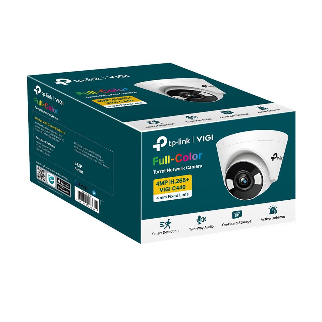 VIGI C440 Купольная камера видеонаблюдения 4 мм Гарантия TP-Link (2.8mm) Камера, PoE/12 В постоянного тока, ONVIF, Объектив, 5-летняя гарантия производителя