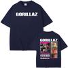 Gorillaz The Mountian New Album 2026 Tour TShirt Men Women Oversized Fashion Gothic Clothes T Shirts O-Neck High Quality T-shirt