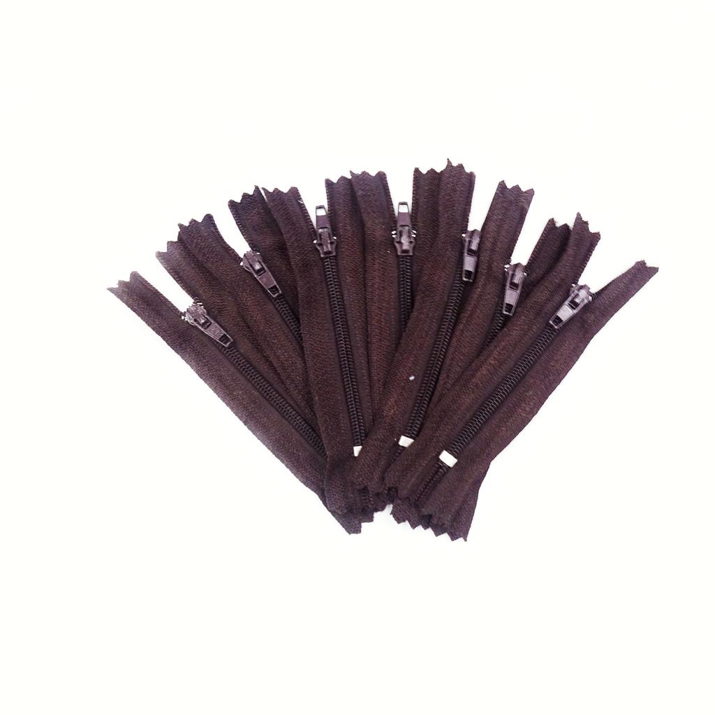 10 шт. 3-24 дюйма (7,5-60 см) Нейлоновые спиральные молнии для индивидуального шитья Нейлоновые молнии оптом 20 цветов