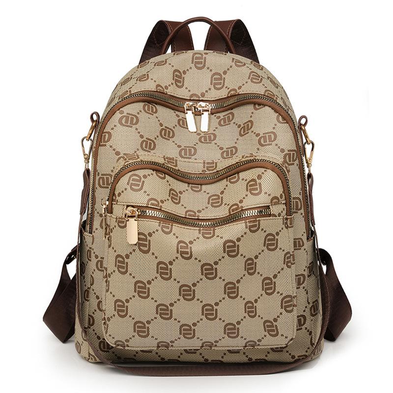 Винтажный принтованный маленький рюкзак женский рюкзак дорожная сумка