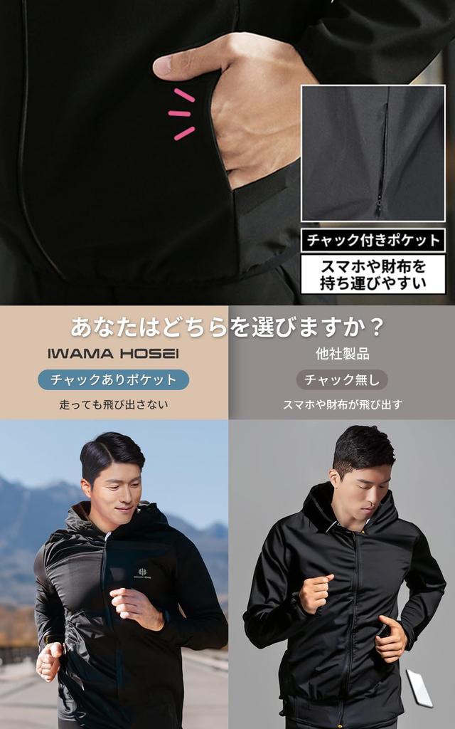 Мужской костюм для сауны IWAMA HOSEI, Стирающийся, для похудения и тренировок, Размер XL