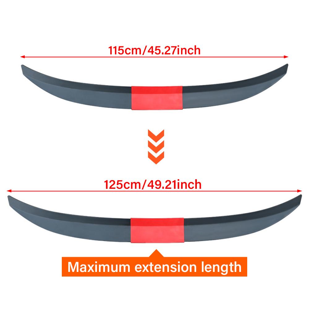 Универсальный спойлер на крышу автомобиля Хвост Универсальное заднее крыло автомобиля Наклеиваемый перфорированный спойлер на багажник Заднее крыло Автомобильные адаптации Хвост