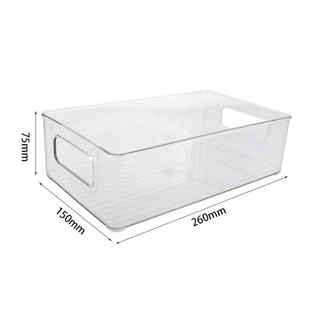 Storage Cabinet Drawer Organizer Transparent Stationary Holder Desktop Storage Box Refrigerator