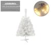 LED Luminous White Christmas Tree with Encrypted PVC and Bullet Head Design