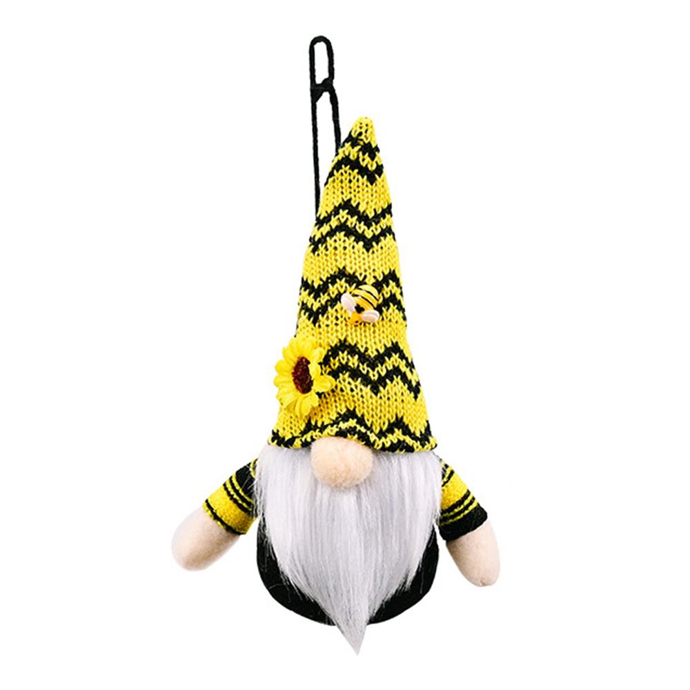 Подсолнух, шмель, гном, скандинавская медоносная пчела, эльфы, домашняя декоративная плюшевая кукла, фигурки, безликая кукла, орнамент