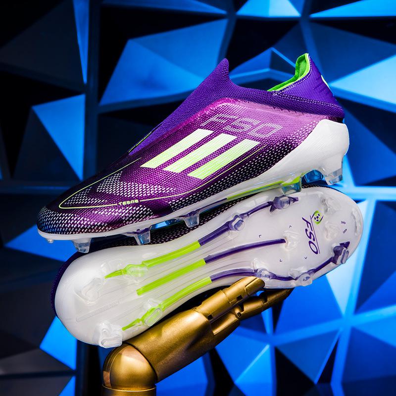 F50 Кубок Европы Унисекс Юношеские Футбольные Бутсы с Длинными Шипами для Тренировок на Газоне и Соревнований