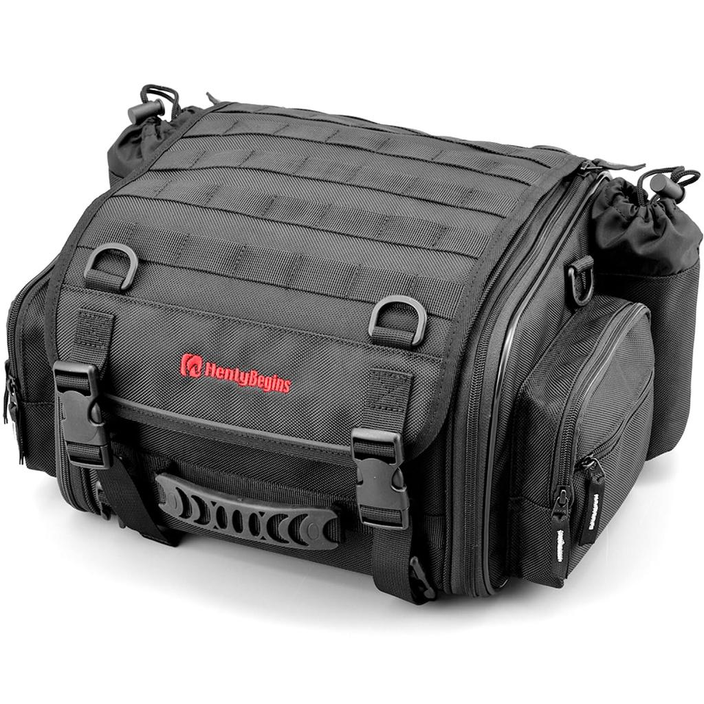 Henly Begins Daytona Motorcycle Touring Seat Bag BASIC S Size Small Hotel 1 Night Black 96719 (20-26L) DH-717