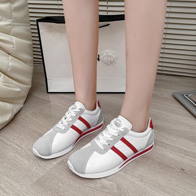 Мода 2024 Осень Новая Корейская Версия Вся Повседневная Спортивная Обувь Мягкая Подошва Не Устает Нога Белая Обувь Обувь для Путешествий Женская