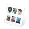 Double Layer Clear Acrylic Frame Floating Magnetic Photo Frame for Fujifilm Instax Mini Film with Free Standing