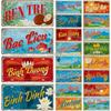 Artisian VIETNAM Landmark License Plate City Decorative Vehicle Plate Metal Tin Plaque Wall Decor Garage Bar Pub Club Hotel Cafe