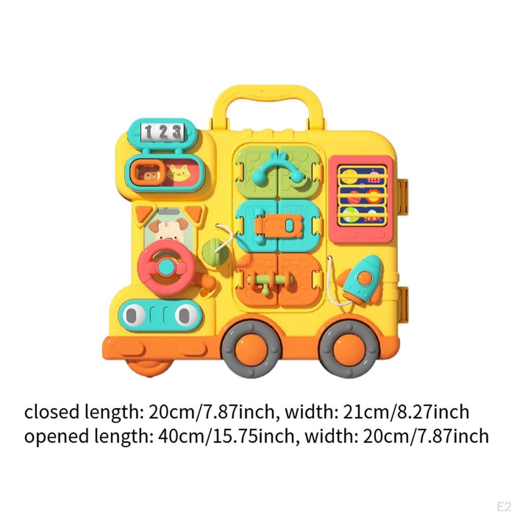 Musical Busy Board Learning Toy Educational Hand Eye Coordination Sensory Life Cognition for