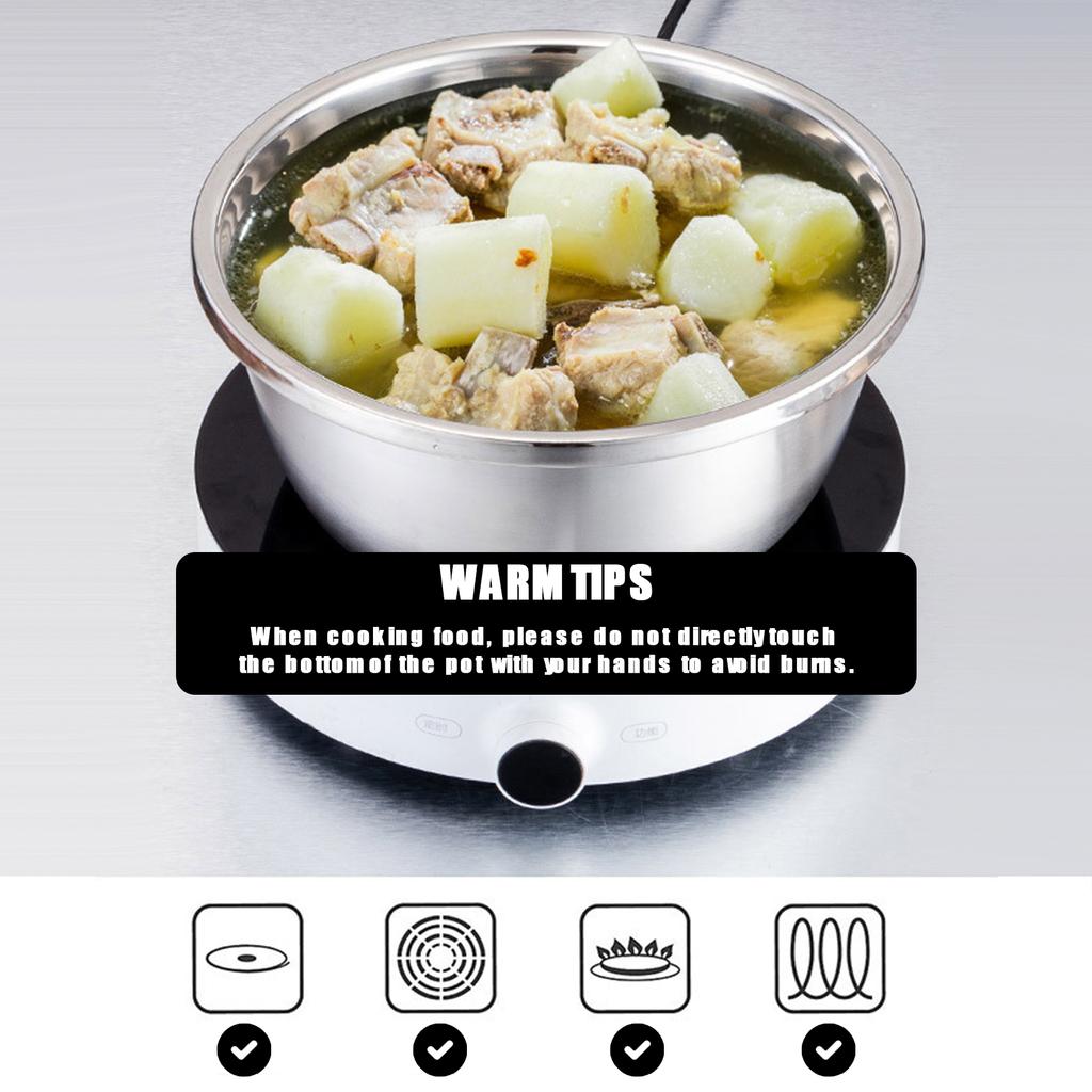 3 in 1 Kitchen Basin Grater, Colander Cutter with Strainers 10.2 Inch Stainless Steel Mandoline Rice Washing Pasta Mixing Dough Knding Bowls