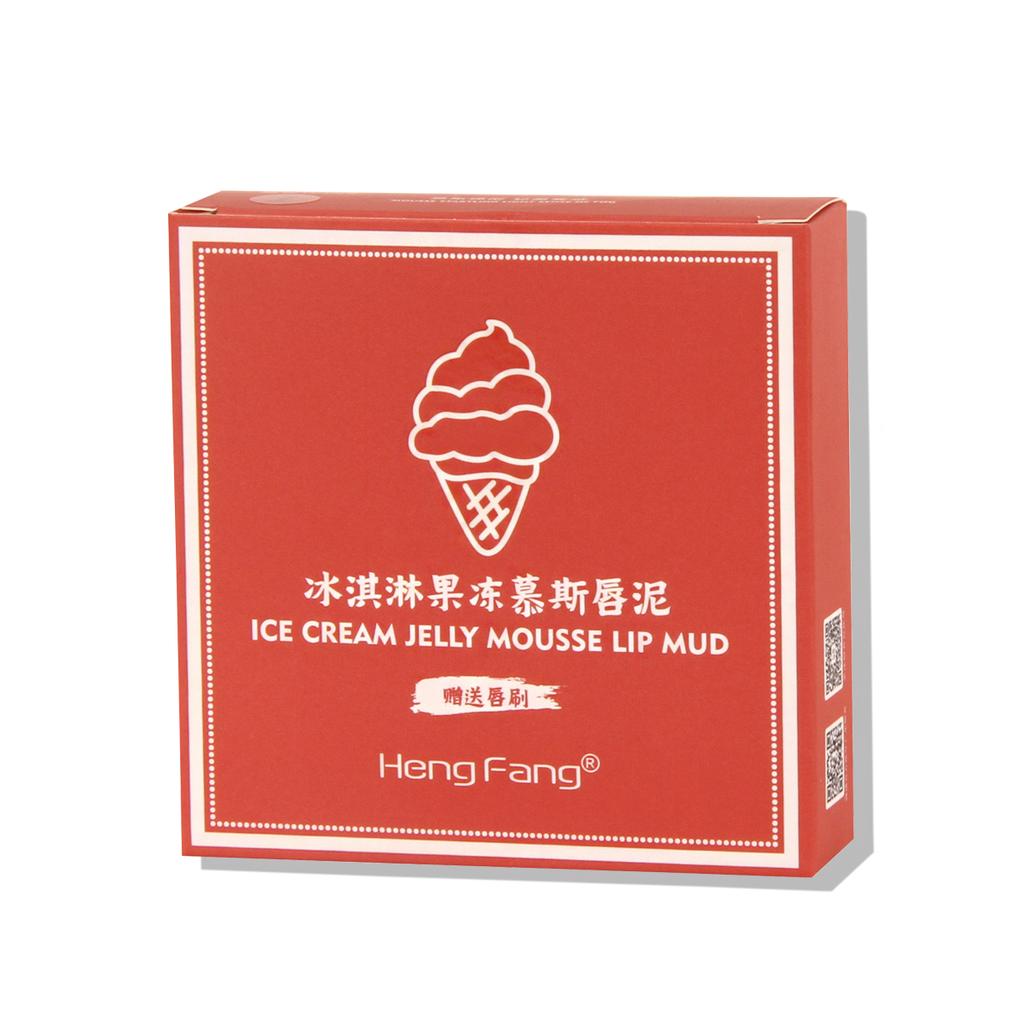 HengFang Jelly Mousse Водостойкий стойкий мусс для губ с грязью 1,8 г