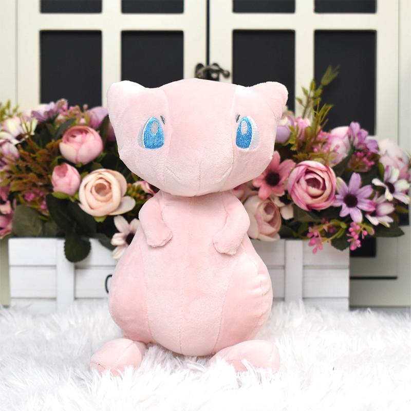 Mew Plush Toys Pink Blue Mew Anime Peluche Dolls Kawaii Plushies Keychain Doll Pendant Birthday Present Gifts for Friend