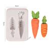 New Easter Rabbit Fondant Silicone Mold Carrot Cake Decorating Tools Chocolate Cookies Baking Mould Egg DIY Clay Epoxy Mold